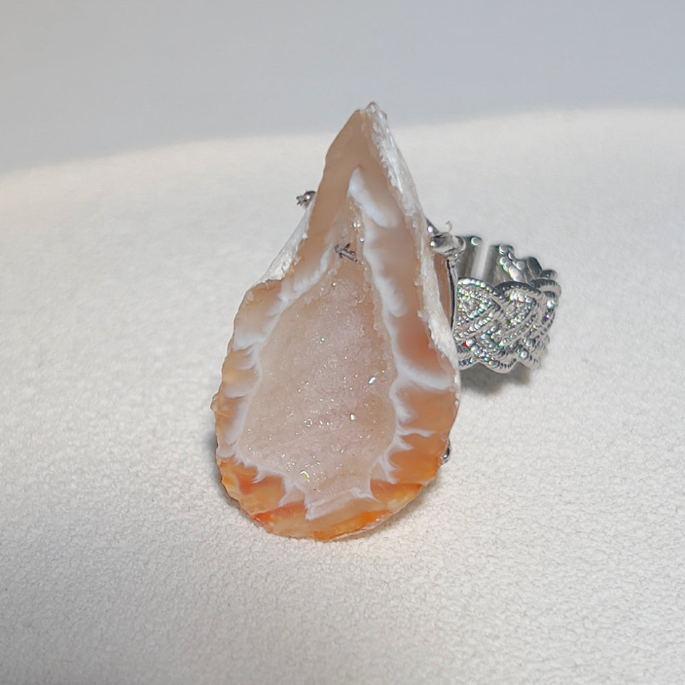 Mystery Box - Natural Crystal Stone Design Ring No.13