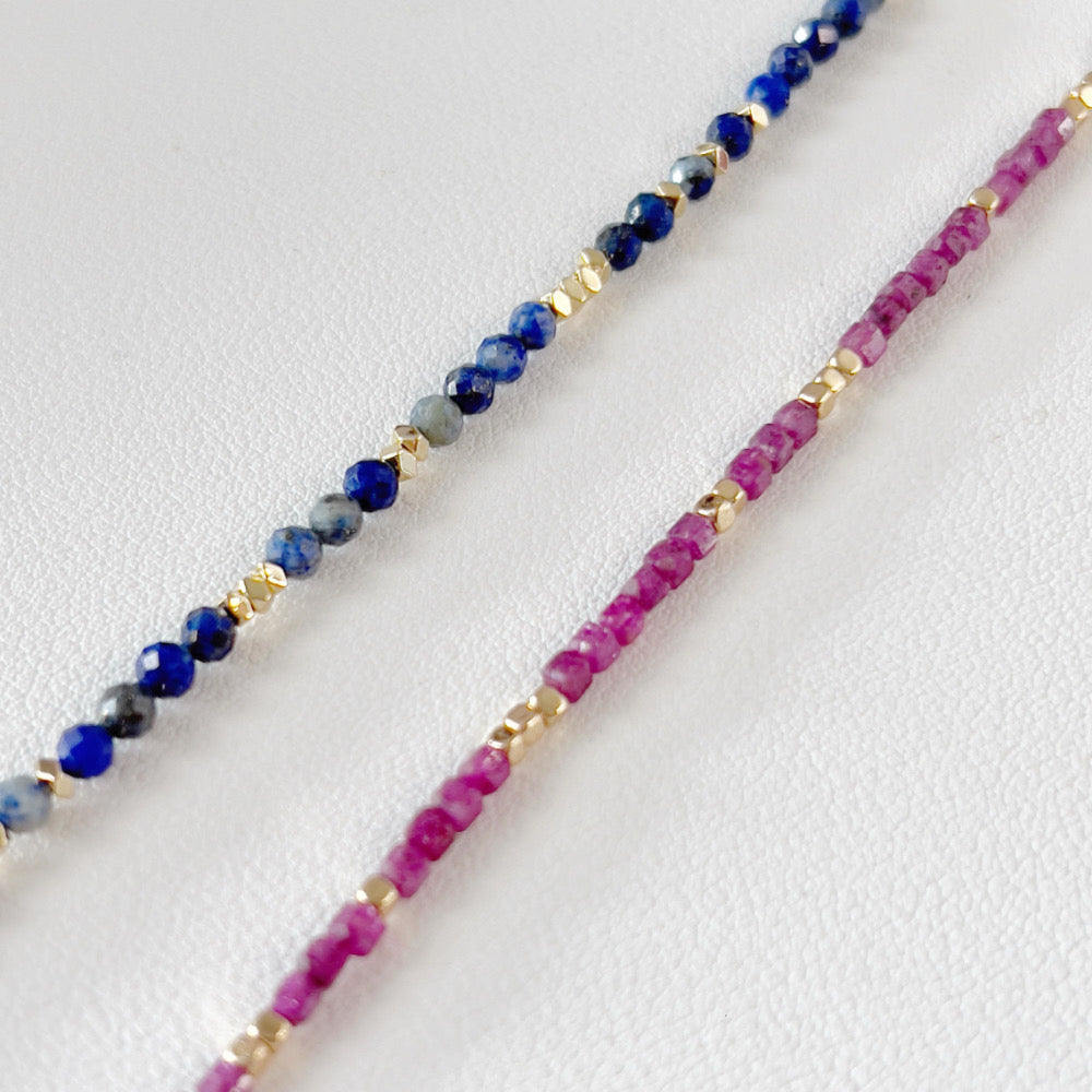Mix and Match Lapis-lazuli Single Bracelet