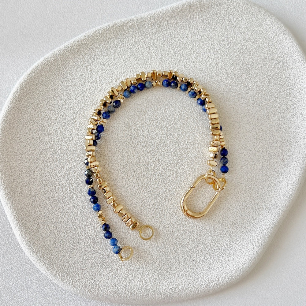 Mix and Match Lapis-lazuli Single Bracelet