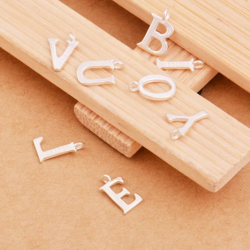 Silver Charms Letters