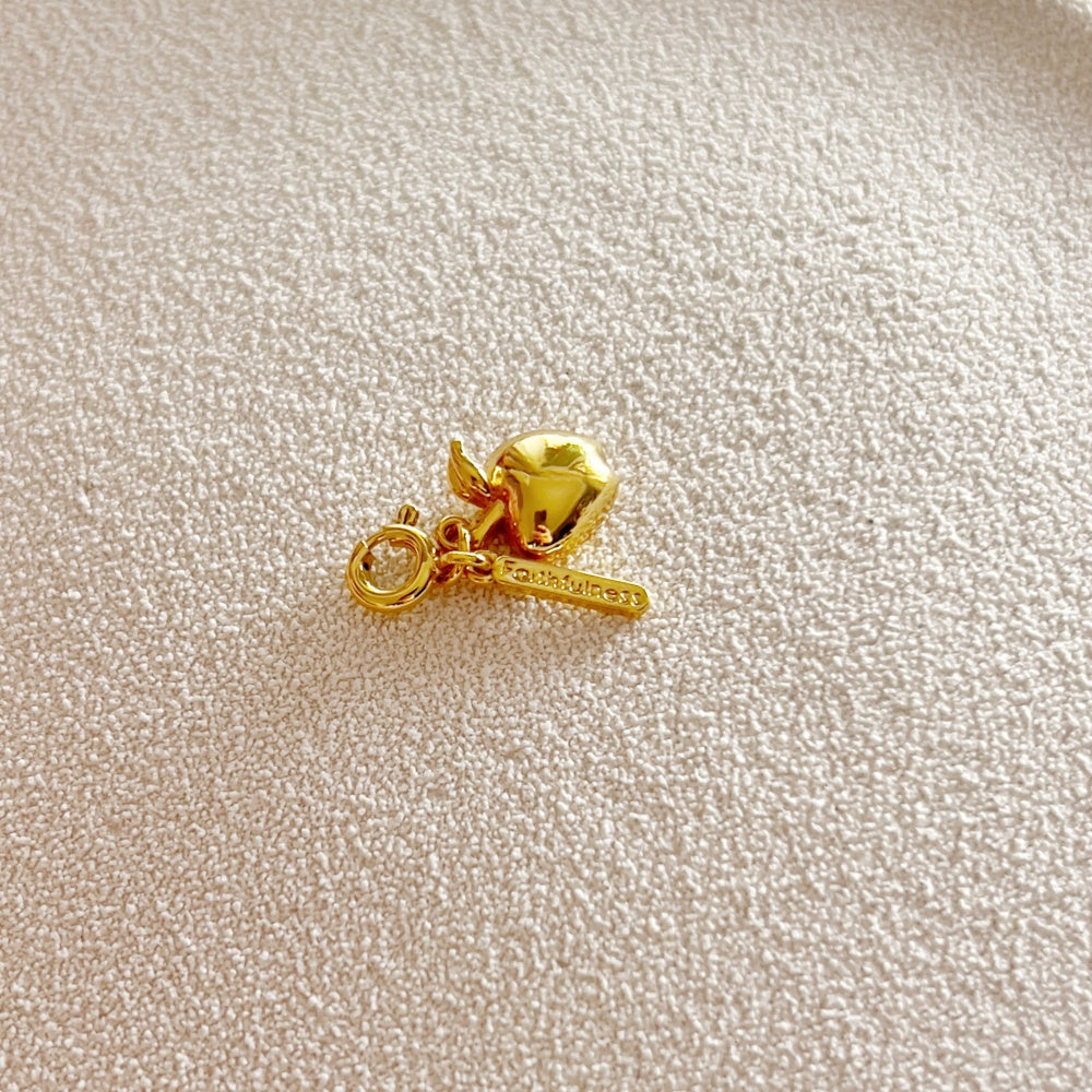 Golden Color Charms Food and Fruit Theme