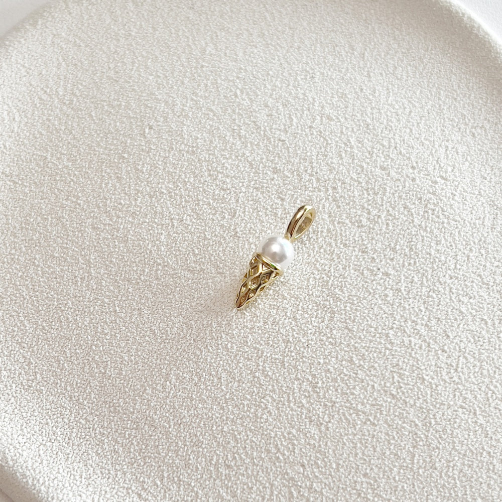 Golden Color Charms Food and Fruit Theme