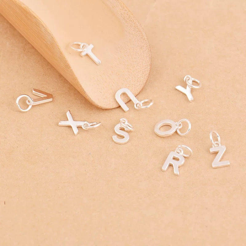 Silver Charms Letters
