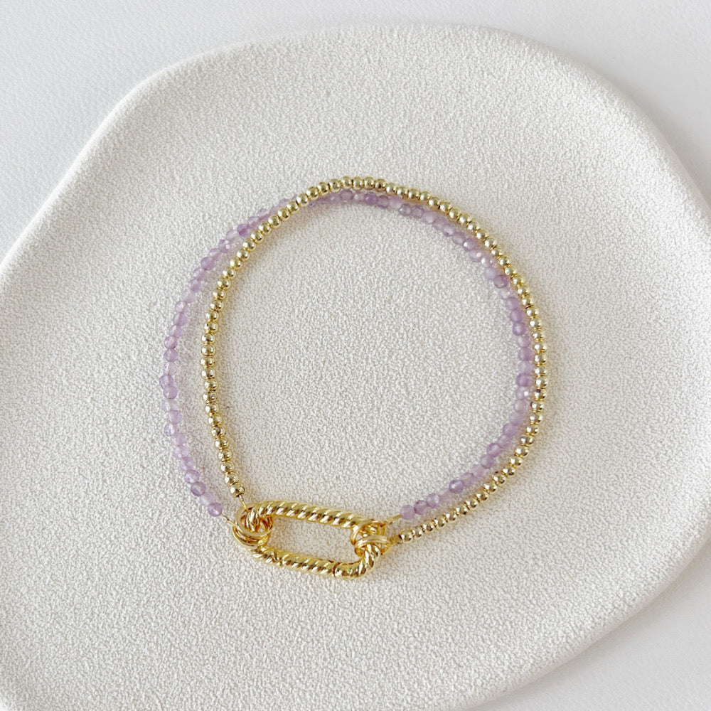 My Zodiac Virgo Amethyst brecelet