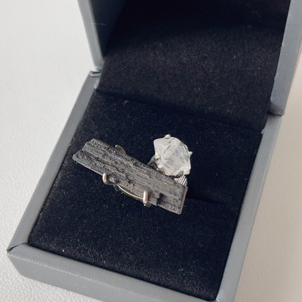 Mystery Box - Natural Crystal Stone Design Ring No.5
