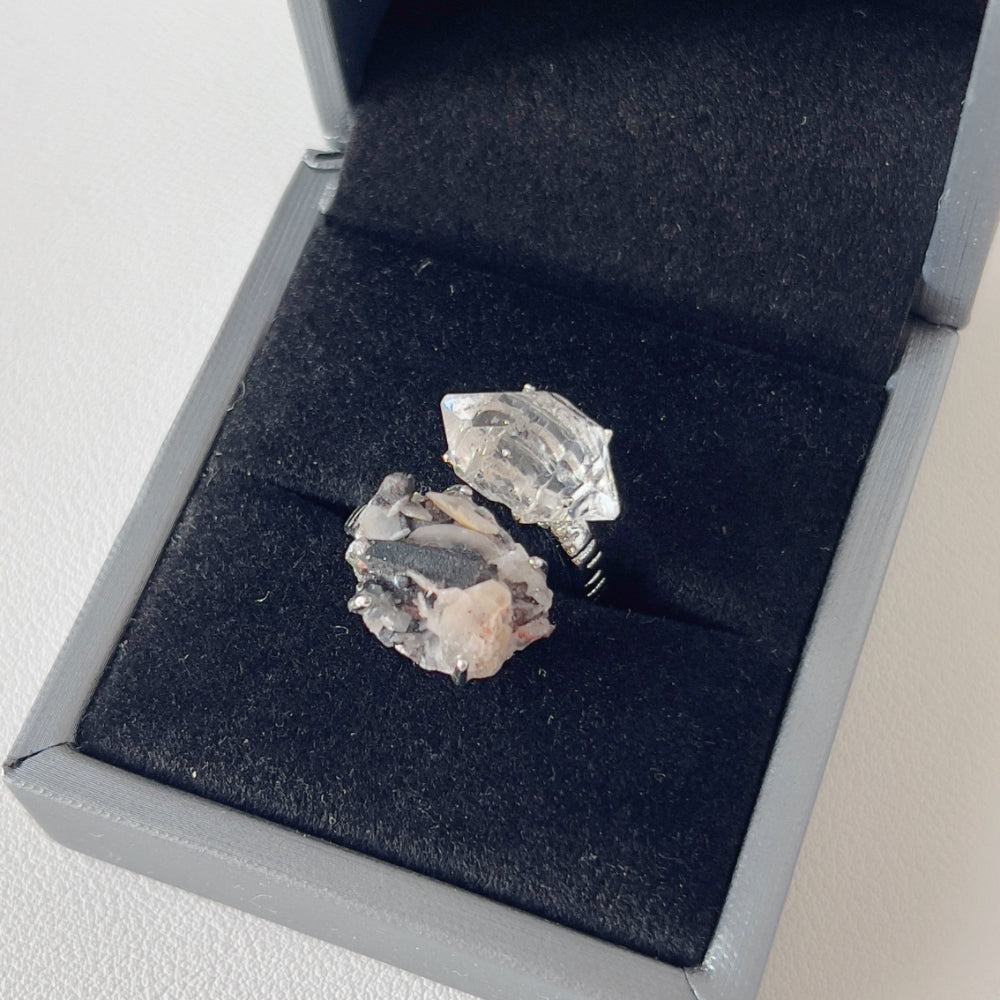 Mystery Box - Natural Crystal Stone Design Ring No.6