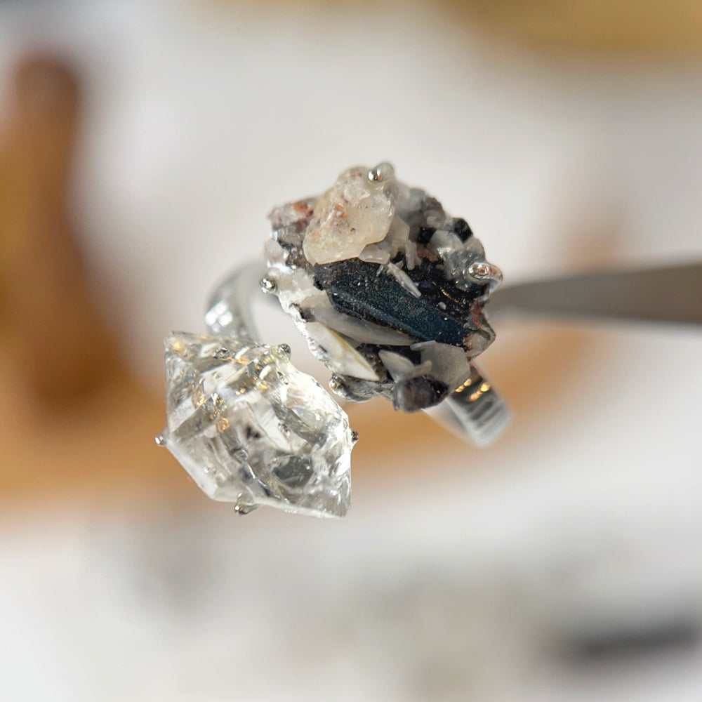 Mystery Box - Natural Crystal Stone Design Ring No.6
