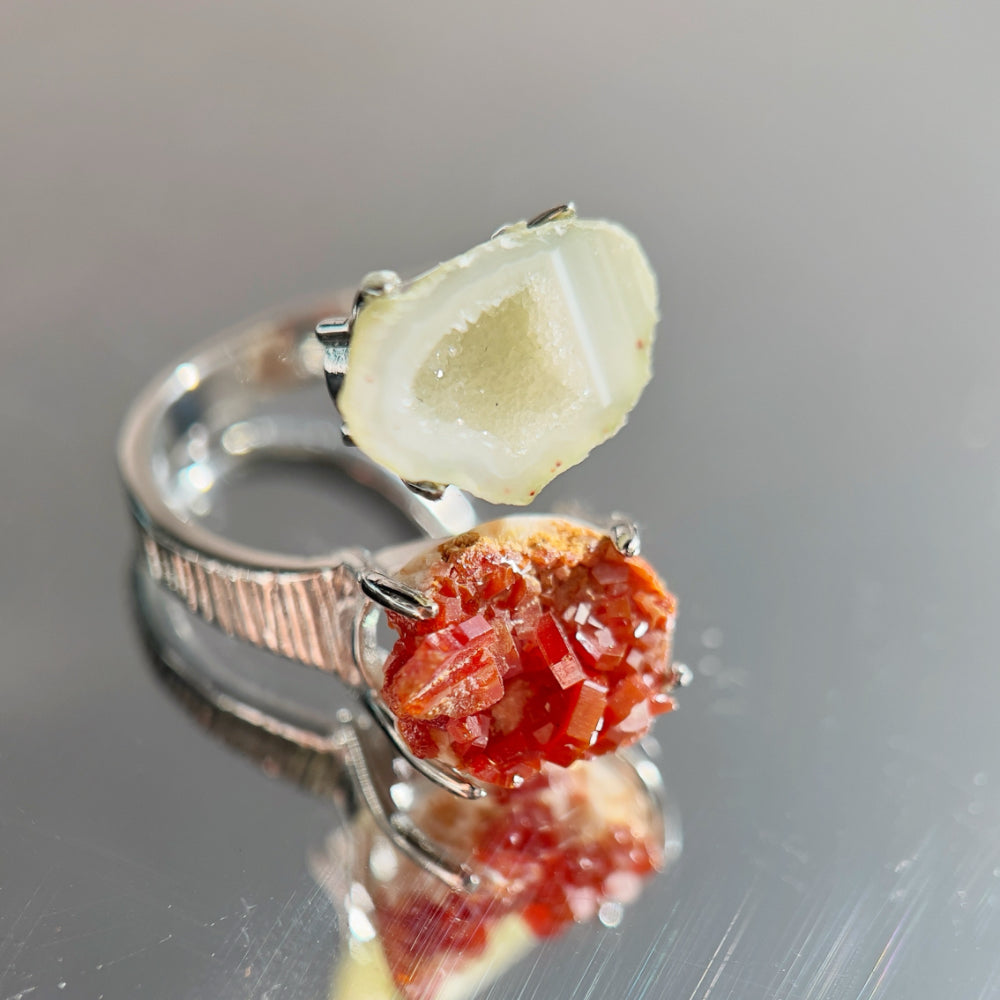 Mystery Box - Natural Crystal Stone Design Ring No.8