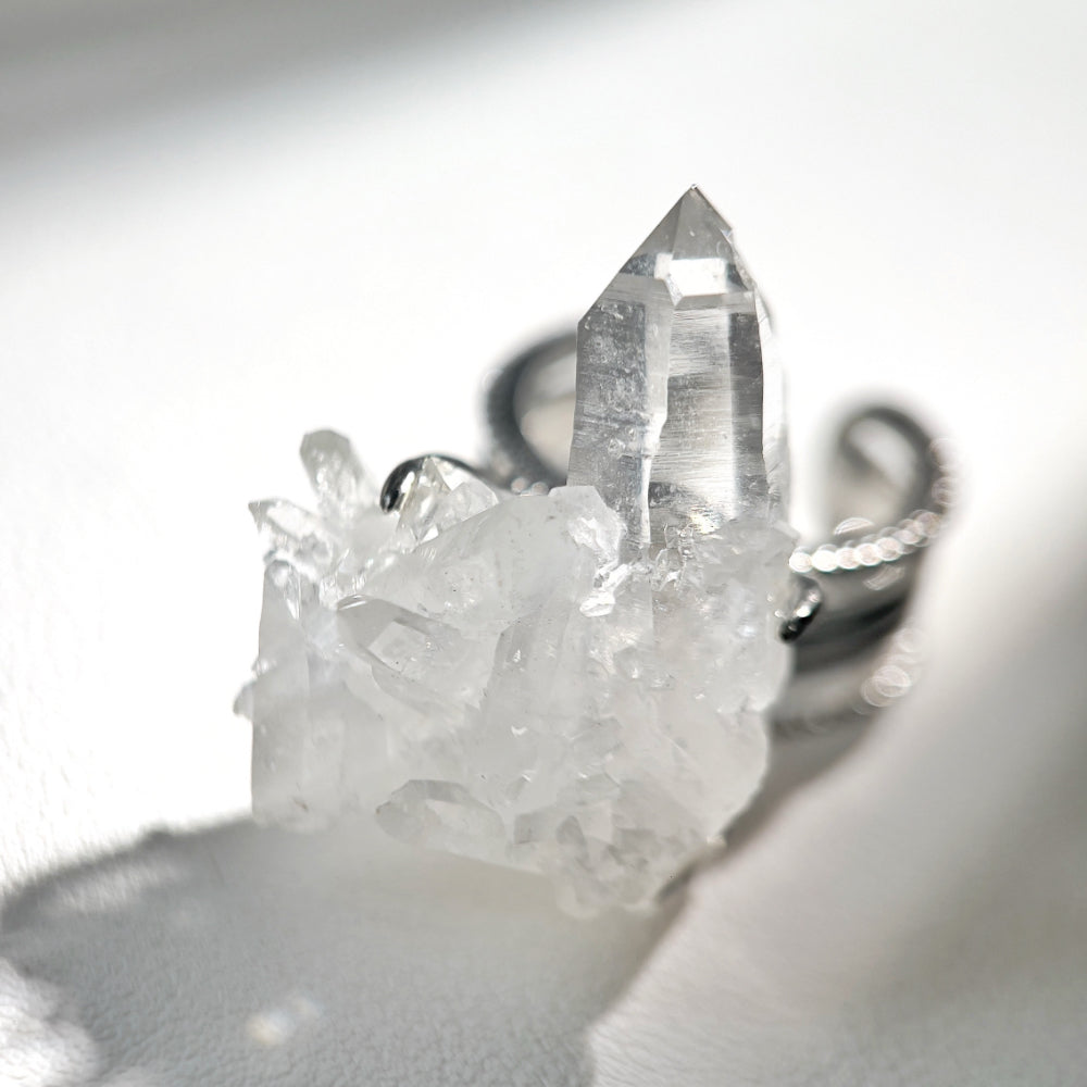 Mystery Box - Natural Crystal Stone Design Ring No.11