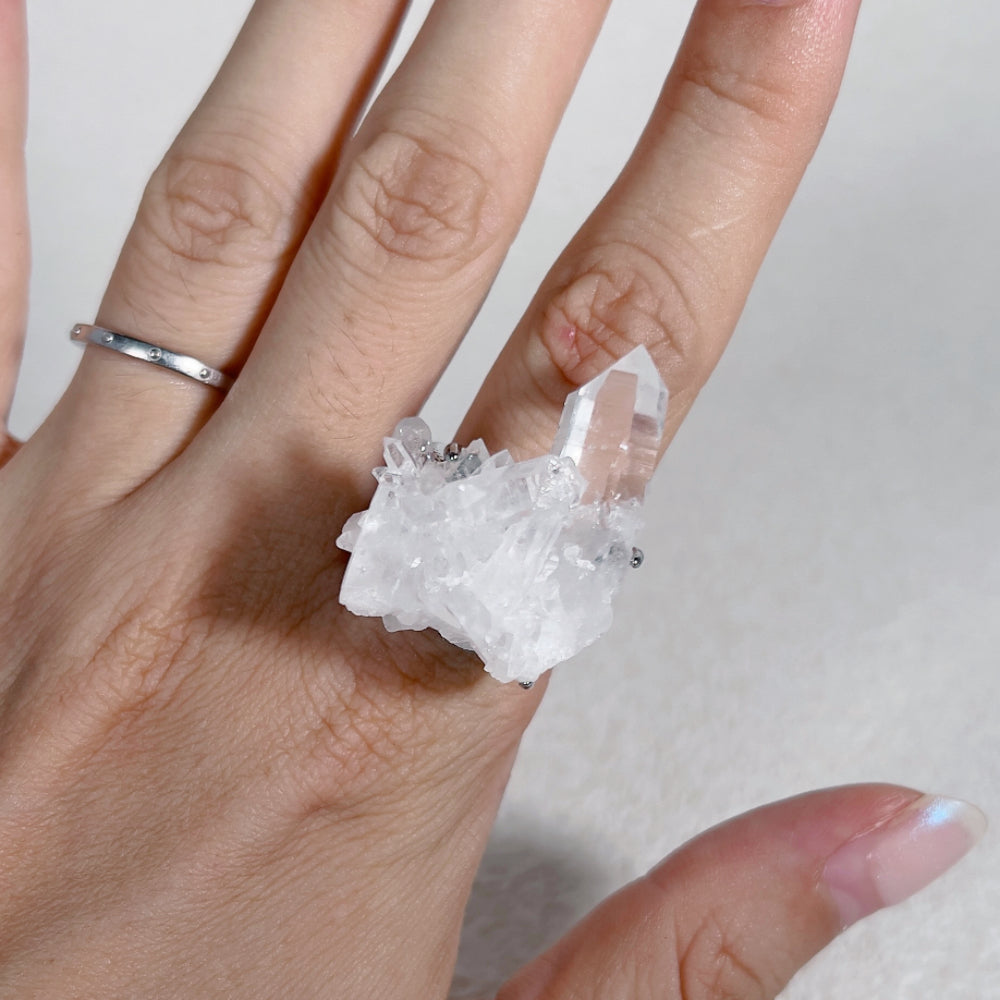 Mystery Box - Natural Crystal Stone Design Ring No.11