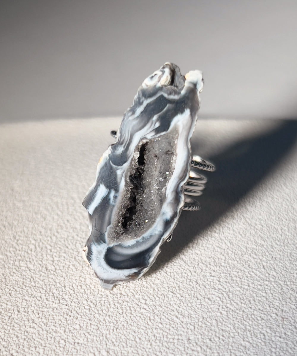 Mystery Box - Natural Crystal Stone Design Ring No.12