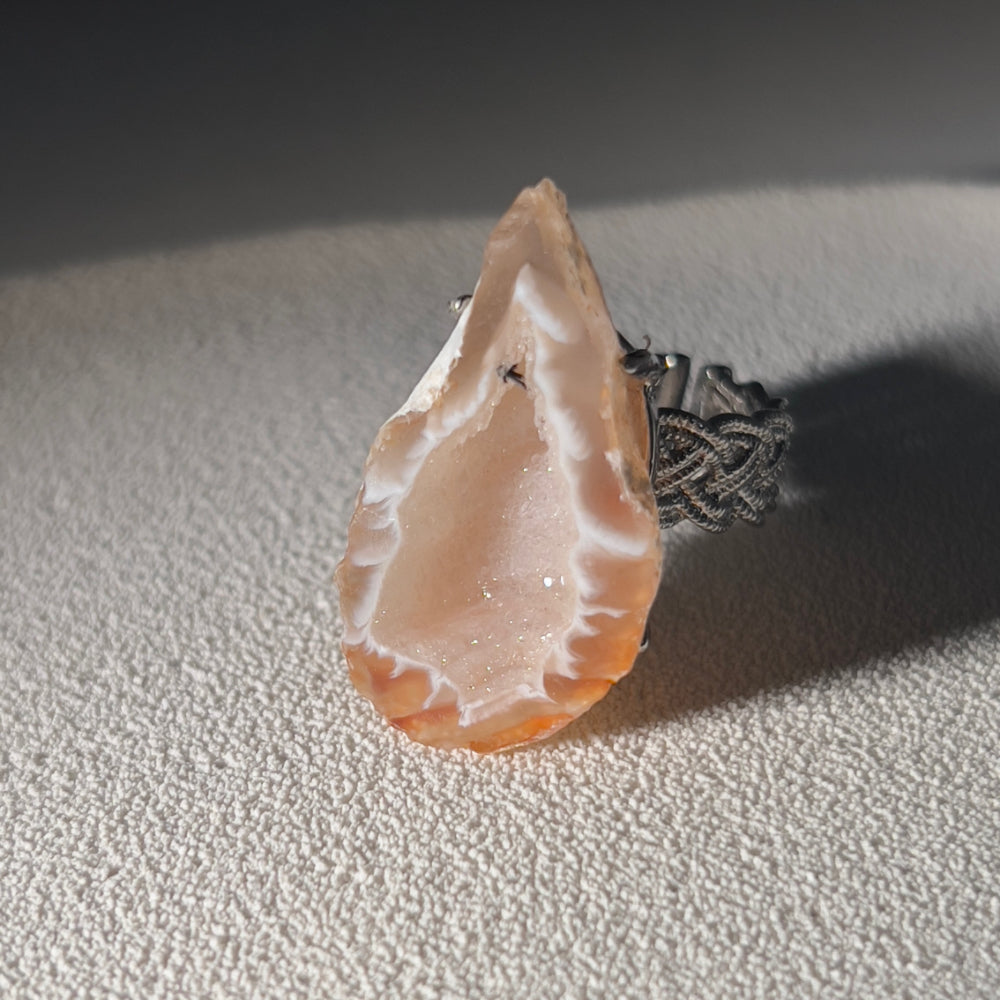 Mystery Box - Natural Crystal Stone Design Ring No.13