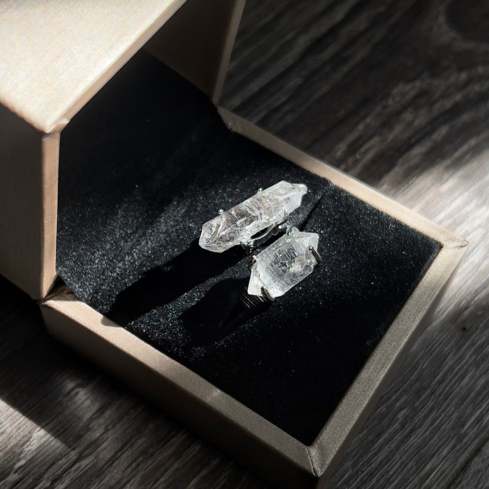 Mystery Box - Natural Crystal Stone Design Ring No.3