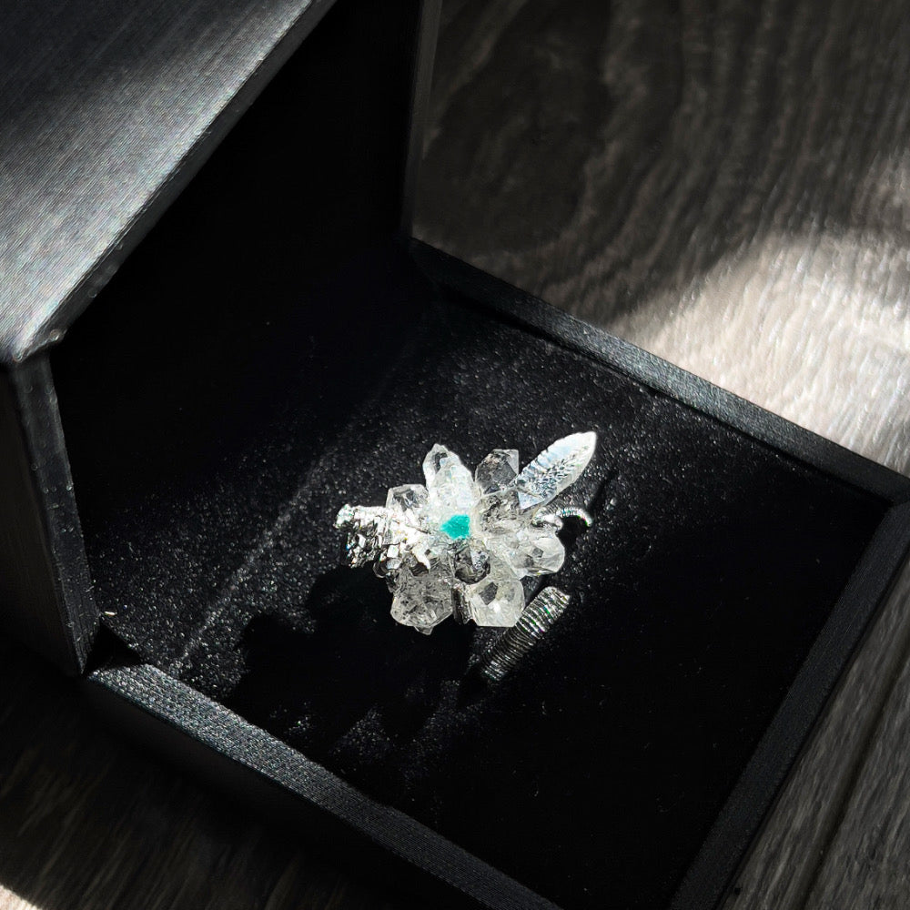Mystery Box - Natural Crystal Stone Design Ring Lot 1