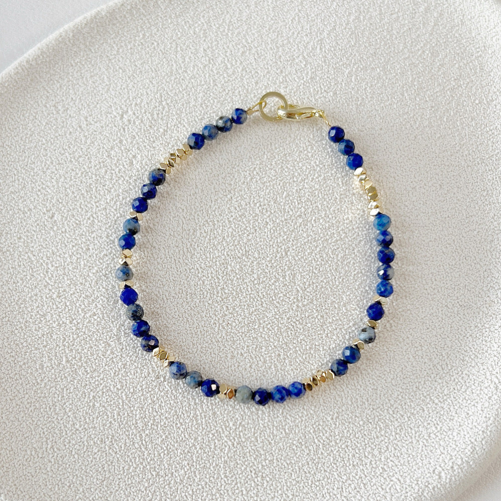 Mix and Match Lapis-lazuli Single Bracelet
