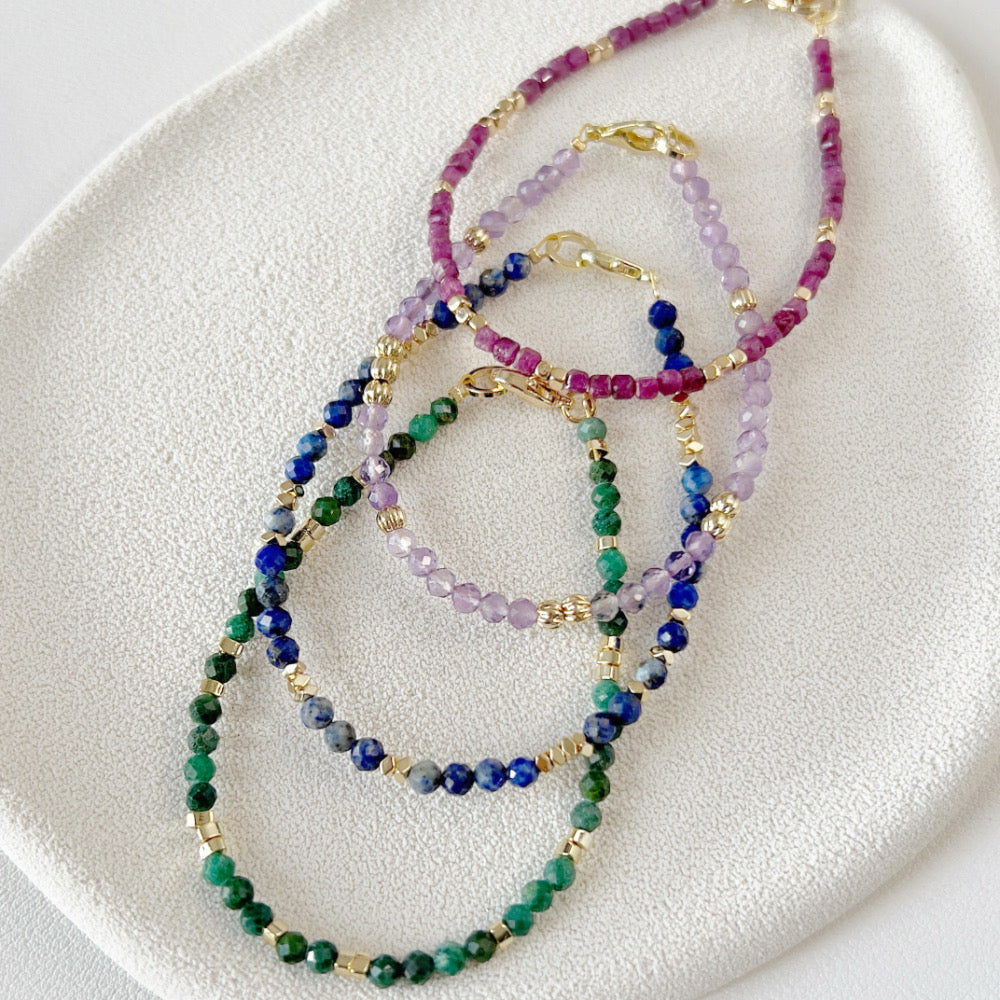 Mix and Match Fuchsite Single Bracelet