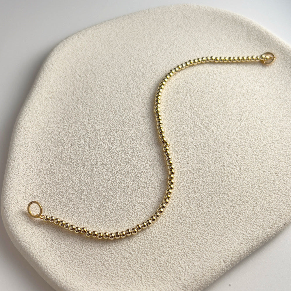 Mix and Match Stackable Bracelet Golden Beads (Charm and Clasp sold separated)
