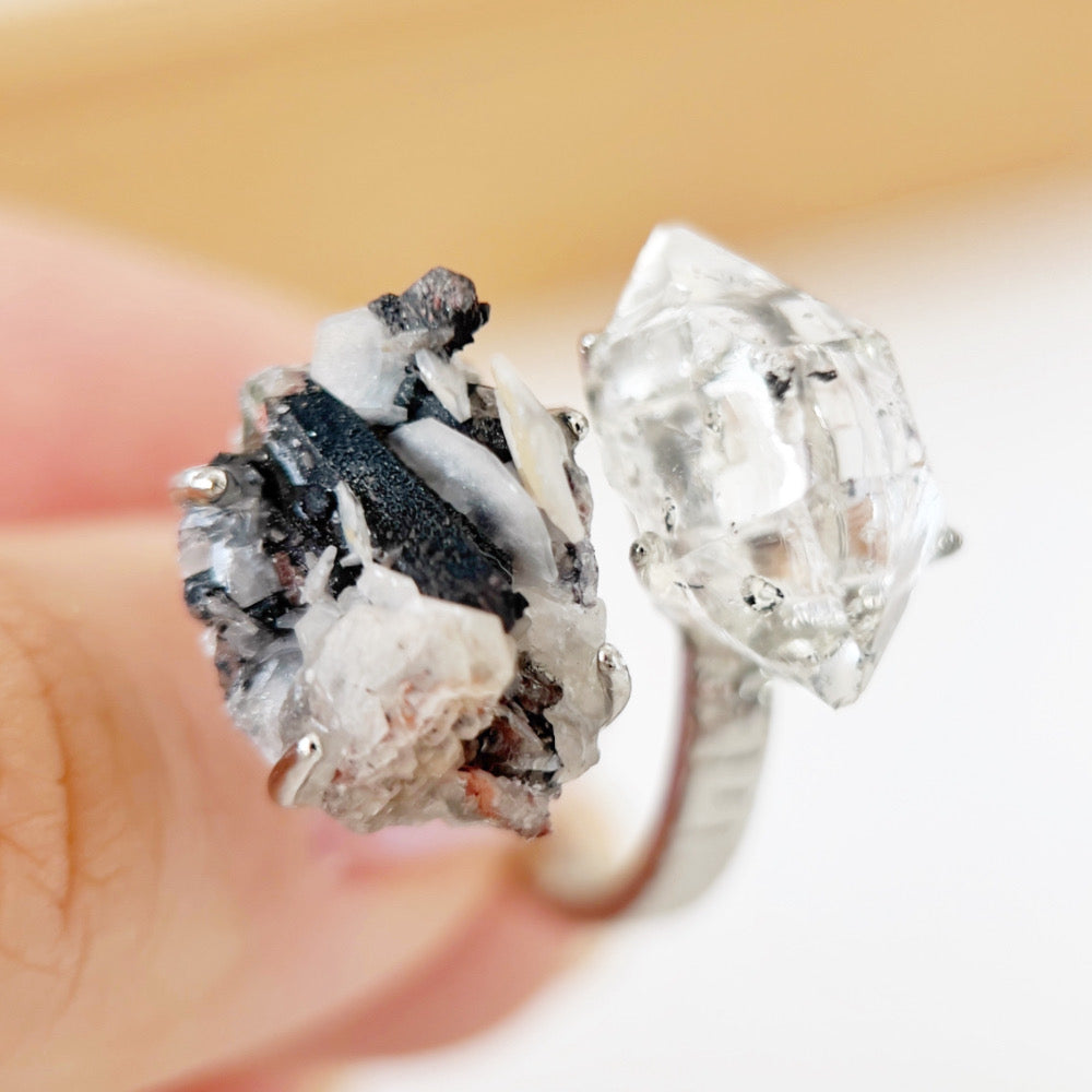 Mystery Box - Natural Crystal Stone Design Ring No.6