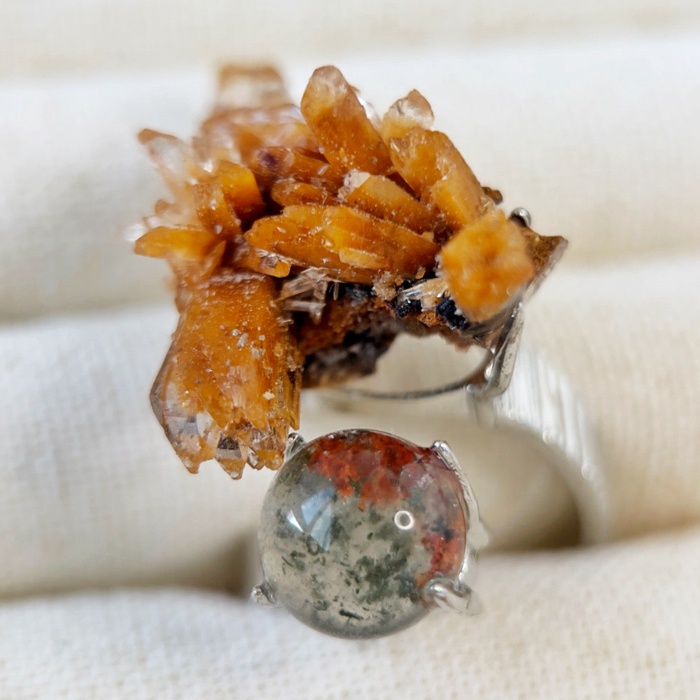 Mystery Box - Natural Crystal Stone Design Ring No.10