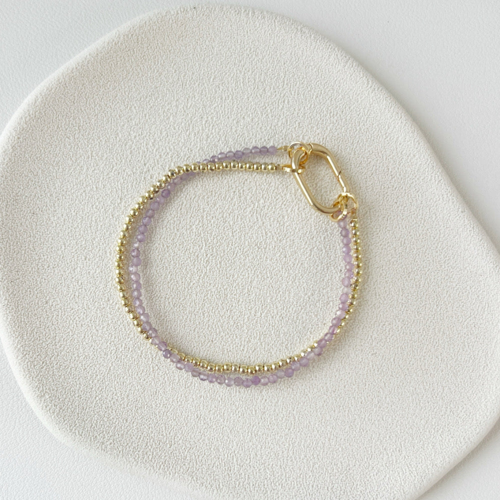 My Zodiac Virgo Amethyst brecelet