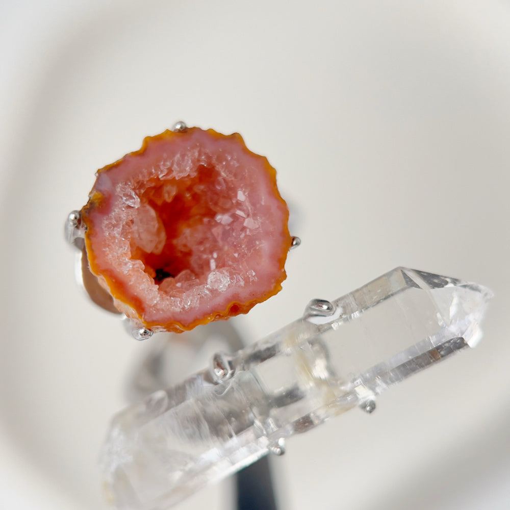 Mystery Box - Natural Crystal Stone Design Ring No.14