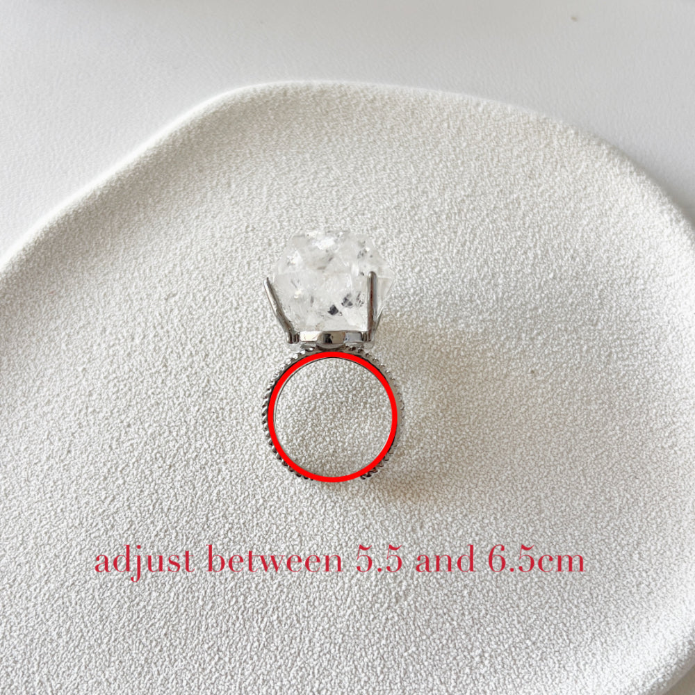 Mystery Box - Natural Crystal Stone Design Ring No.14